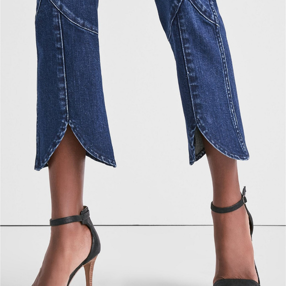 Lucky Brand Lace-Up Crop Flare Jeans – Size 25 NWOT - Picture 4 of 4